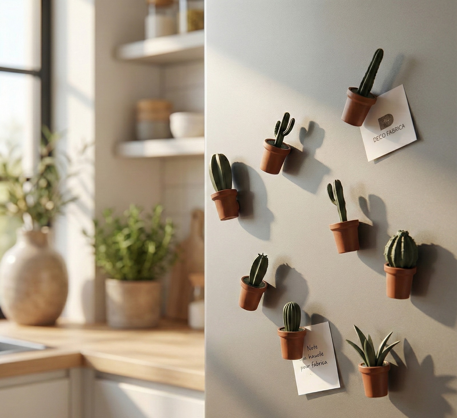 Kaktüs & Sukulent Buzdolabı Magnet Seti