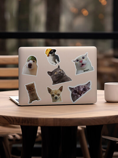 Cute Pets 16’lı Sticker Seti | Laptop & Tablet